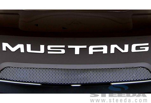 Steeda Mustang Rear Bumper Insert Decal - White (94-98)